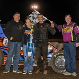 Zimmerman Wins I-30 Speedway’s Wingless STN Prelim Again!