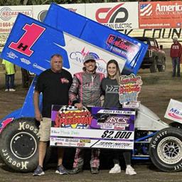 Hank Davis Adds ASCS Sooner Region Win To His Resume At Creek County Speedway!