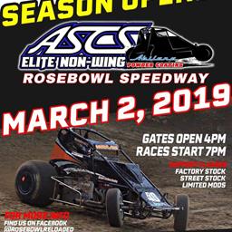 ASCS Elite Non-Wing Set For Saturday Season Opener