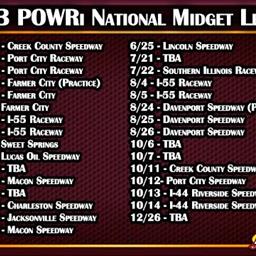 Increased Point Fund for the POWRi National Midget League in 2023
