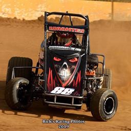 Amantea Fights Lady Luck For 19th-Place Finish in Hyper Racing 600 Speedweek Standings