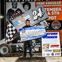 Danny Sams Wins GLSS Season Finale at Merritt Speedway