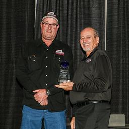 Long-time racing supporter Chris Davis named Forrest Lucas Lifetime Achievement Award winner at Lucas Oil Speedway banquet