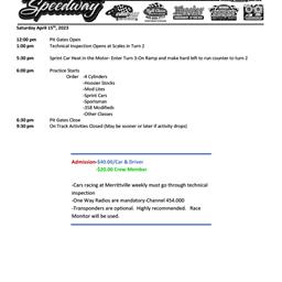 Test &amp; Tune This Saturday Night at Merrittville Speedway