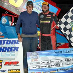 DAGGETT WINS FIRST RACE AT WINSTON