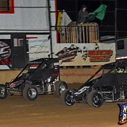 Pate doubles up, Frewalst tops Midgets at KC Raceway