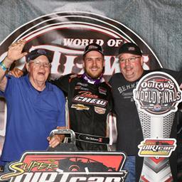 Mat Williamson takes World Finals Super DIRTcar finale; Sheppard celebrates 9th championship