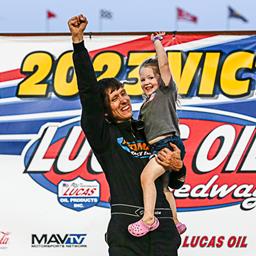 Morton earns second straight USRA B-Mod victory in Lucas Oil Speedway headliner as Beck, Ferris, Johnson also pick up wins