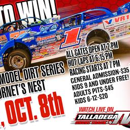 Talladega Short Track | Lucas Oil Late Model Dirt Series | October 8th!