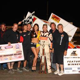 Jonathan Allard races to 3rd KWS victory of the season at Doug Fort Memorial