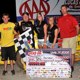Bart Hartman Wins CMH Showdown at Lucas Oil Speedway