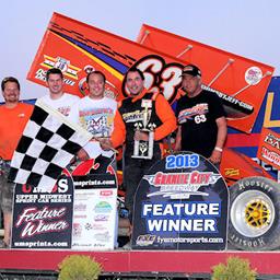 Jerry Richert, Jr. in Granite City Victory Lane 9-2-13