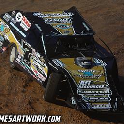 411 Motor Speedway (Seymour, TN) – The Leftover – November 27th, 2021. (Josh James Artwork)
