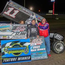 Crockett Captures ASCS Sooner Region Race at Longdale Speedway