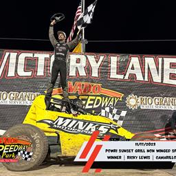 Ricky Lewis and Colt Treharn Gain POWRi Weekend Wins at Vado Speedway Park