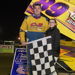 Robbie Stillwaggon wins the final race on Bridgeport’s 5/8ths, Grasso wins Midge Miller Memorial