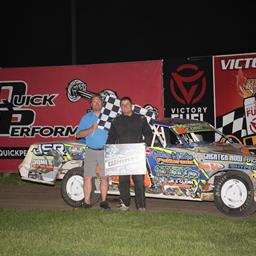 Corn Takes first Iowa win, Janssen, Olson, Knutson, George, and Williams also see checkers