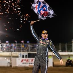 Humboldt Speedway (Humboldt, KS) – World of Outlaws Case Late Model Series – Rick Eshelman Kansas Tribute Tour – October 21st, 2022. (Jacy Norgaard photo)
