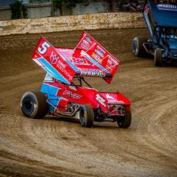 Bowers Stays Consistent With Two Runner-Up Results During Upper Midwest Sprint Car Series Action