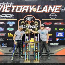 Jason Rogers, Bingston Rogers and Cochrun Triumphant During Stock Car &amp; Hobby Stock Shootout at Dodge City Raceway Park