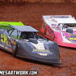 Clarksville Speedway (Clarksville, TN) – Tuckassee Toilet Bowl Classic – March 10th-11th, 2023. (Josh James Artwork)