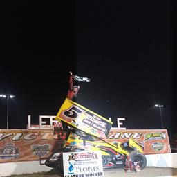 Cisney Earns First Sprint Car Win Since 2014 During First-Ever Race at Lernerville