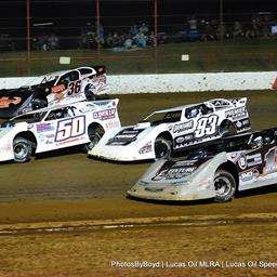 Lucas Oil Speedway (Wheatland, MO) – Lucas Oil Midwest Late Model Racing Association (MLRA) – Ron Jenkins Memorial – September 2, 2023. (Todd Boyd Photo)