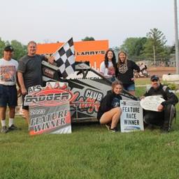 Waelti Earns Plymouth Dirt Track Win with Late Pass