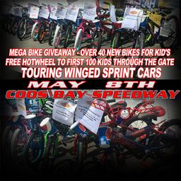 Mega Bike Giveaway ISCS Winged Sprint Cars