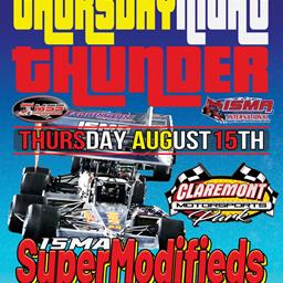 ISMA/MSS Super Modifieds Heading Back to Claremont Motorsports Park in 2024