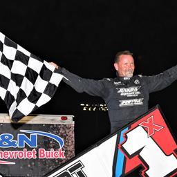 It’s a Blue Ribbon Showing For Tim Crawley At Clay County Fair Speedway