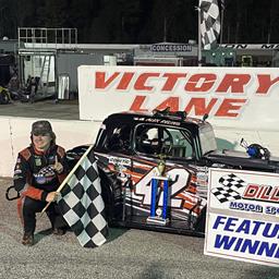 FEATURE WINNER!! FIRST WIN at Dillon Motor Speedway