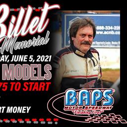 Carl Billet Memorial Slated for Sat., June 5, 2021