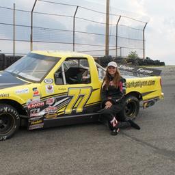 2015 HOLLEY PERFORMANCE ROOKIE OF THE YEAR KATLYNN  LEER LANDS RIDE IN THE LEGENDARY WILKEPAK #11 MIDGET