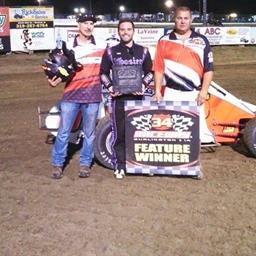 Feature Win at 34 Raceway Burlington, IA