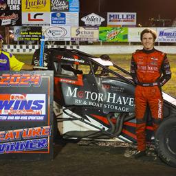 Xavier Doney takes the win at Crawford Speedway!