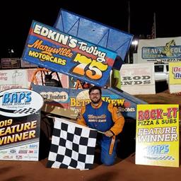 Kenny Edkin Wins and Extends Point Lead at BAPS Motor Speedway