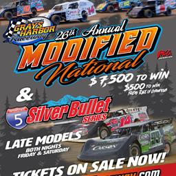 MODIFIED NATIONALS &amp; LATE MODEL tickets on sale
