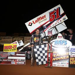 Freddie Rahmer Closes Out 2020 Season with Sprint Showdown Win at BAPS