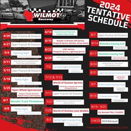 2024 Tentative Schedule