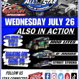 ALL STAR CIRCUIT OF CHAMPIONS SPRINT CARS ARE COMING TO TOWN!!!