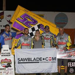 Blake Hahn Captures 34 Raceway Triumph With The Lucas Oil American Sprint Car Series