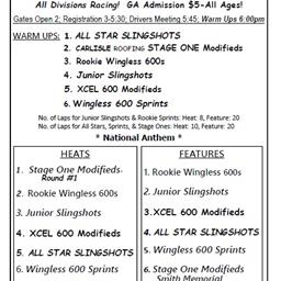 9/10 Schedule of Events - Smith Memorial 2022