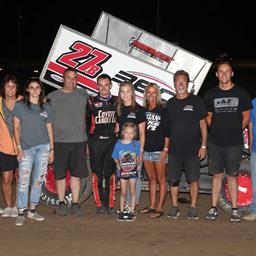 Jake Bubak Leads All With The American Sprint Car Series At WaKeeney Speedway