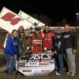 Hanks Crowned ASCS Red River Champion for First Time in Career
