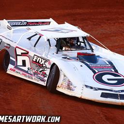 Clarksville Speedway (Clarksville, TN) – DIRTcar Supers – Tuckassee Toilet Bowl Classic – March 29th-30th, 2024. (Josh James Artwork)