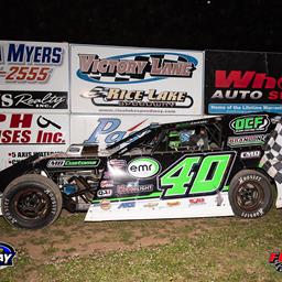 Adams pulls off clean sweep at Rice Lake Speedway