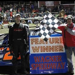 Buzzy Adams Wins in B-Mod at Wagner Speedway