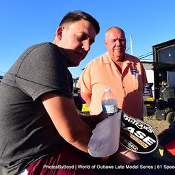 81 Speedway (Park City, KS) – World of Outlaws Case Late Model Series – Rick Eshelman Kansas Tribute Tour – October 22nd, 2022. (Todd Boyd photo)
