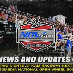 Two Nights At KAM Raceway Next For Dirt2Media National Open Wheel 600 Series
